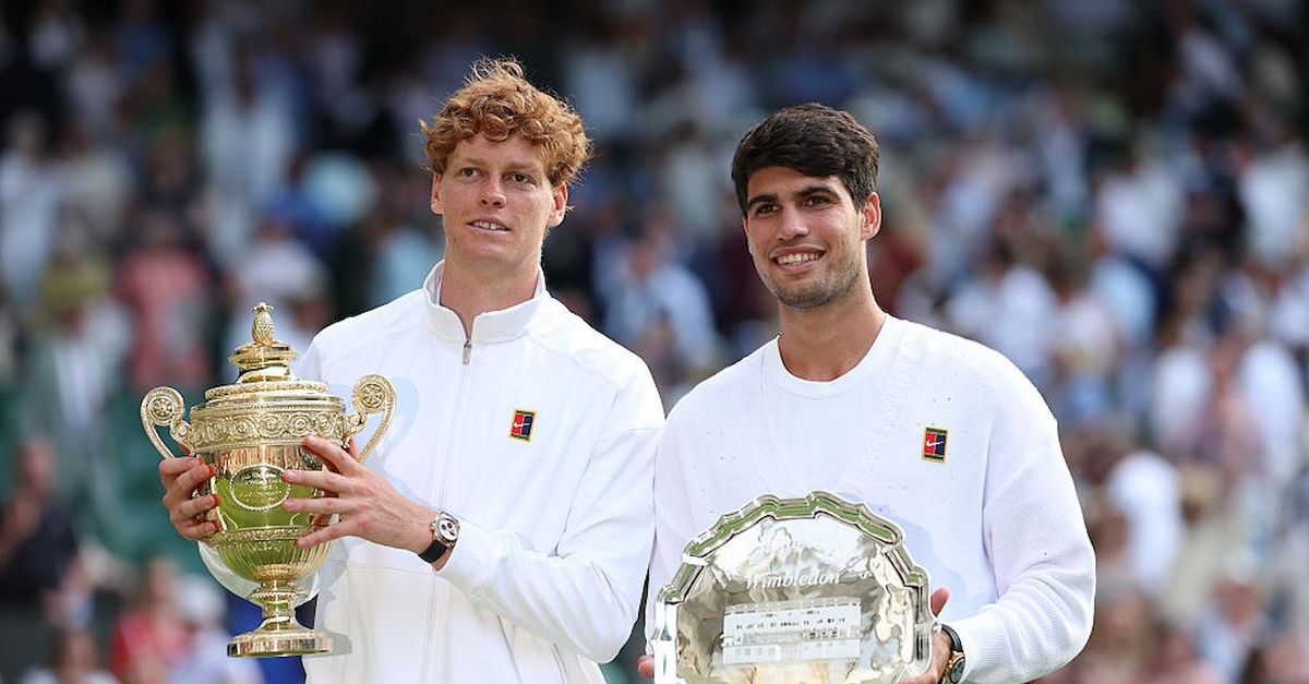 Wimbledon, ascolti record per Sinner Alcaraz: oltre 5.6 mln su Sky e Tv8 Wimbledon, ascolti record per Sinner Alcaraz: oltre 5.6 mln su Sky e Tv8