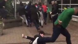 Tornate presto! In Scozia i tifosi Hibernian e Falkirk non riescono più a picchiarsi…
