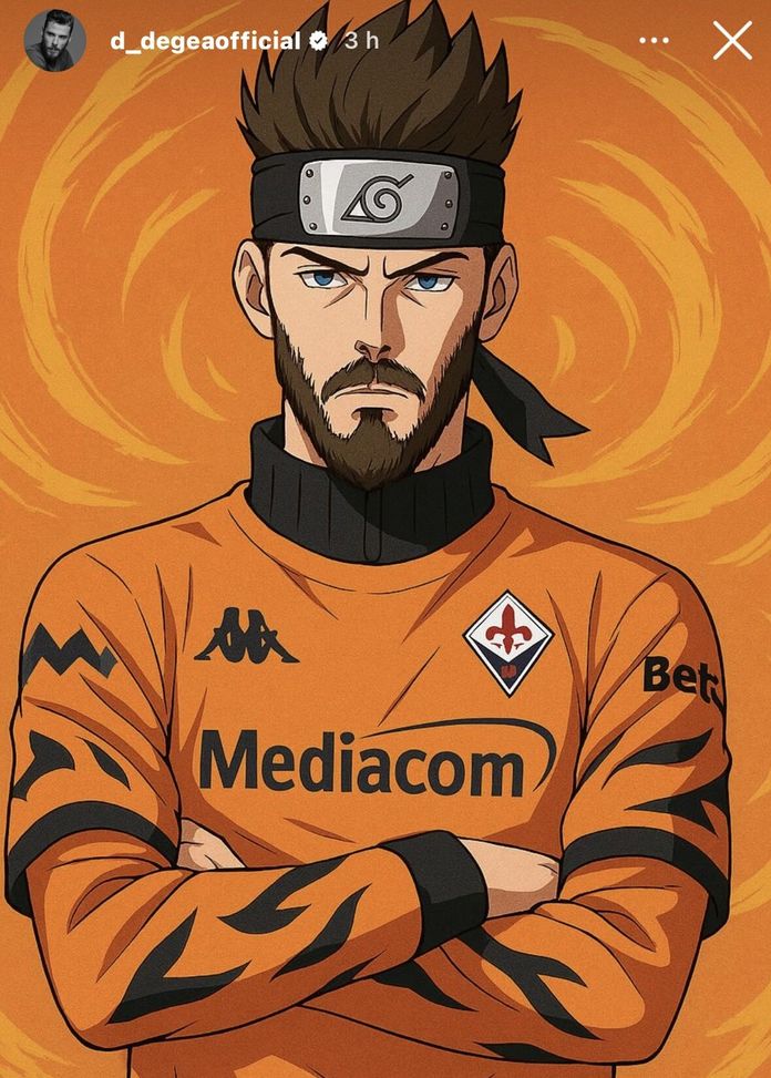 FOTO – De Gea si trasforma sui social: ecco la sua versione “Naruto” - immagine 1