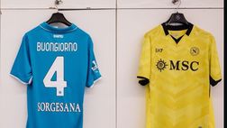 GALLERY Il Napoli è pronto ad affrontare il Monza: ecco le maglie degli azzurri