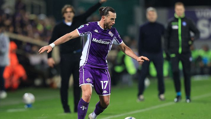 FLORENCE, ITALY - FEBRUARY 7: Jack Harrison of ACF Fiorentina in action during the Serie A match between ACF Fiorentina and Torino FC at Artemio Franchi on February 7, 2026 in Florence, Italy. (Photo by Gabriele Maltinti/Getty Images) R.Galli: “Dentro Harrison e Solomon, portano freschezza. Ecco la mia paura” - immagine 1
