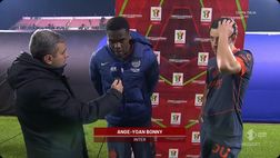 Bonny: “Siamo contenti di aver passato il turno. Noi attaccanti stiamo bene e…”