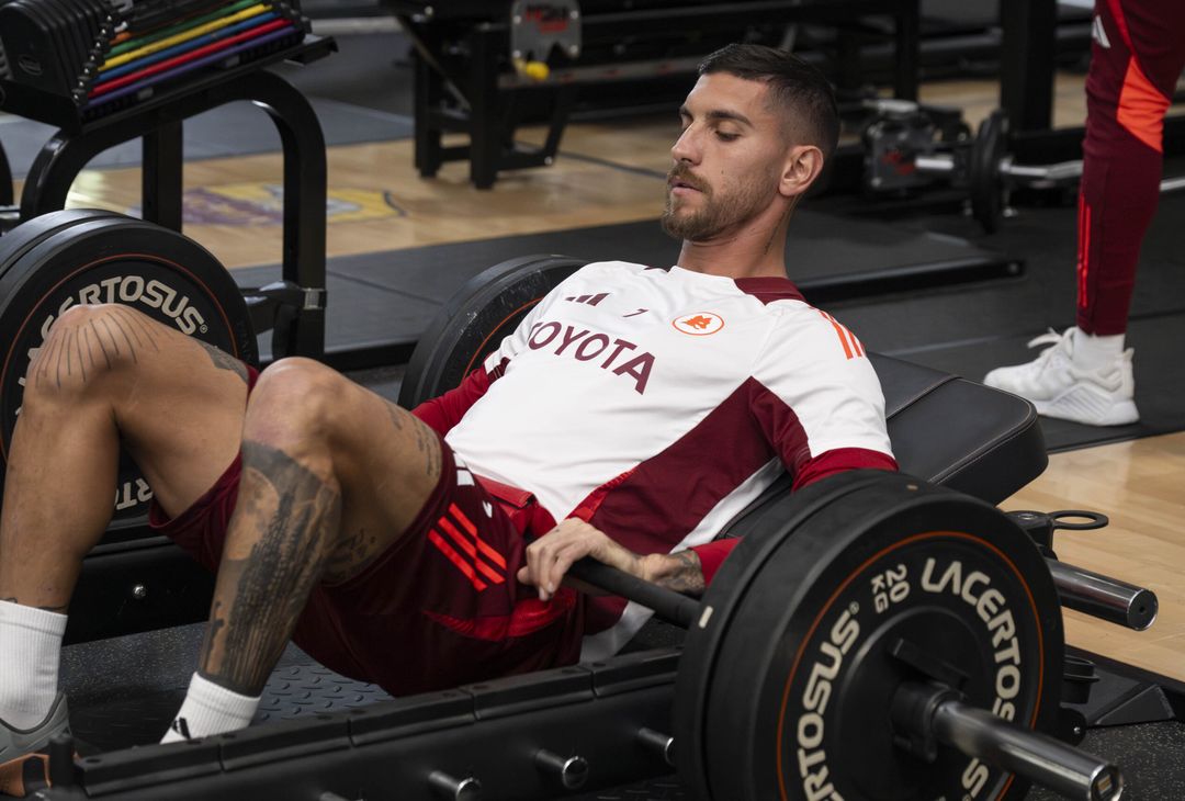 Trigoria, l’allenamento della squadra in palestra in vista del Parma – FOTO GALLERY - immagine 5