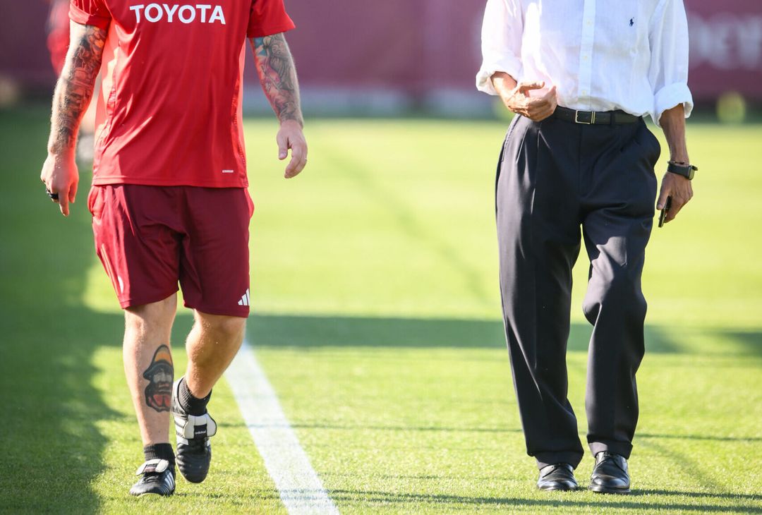 Roma, a Trigoria ritmo alto e la visita di Rocca – FOTO GALLERY - immagine 3