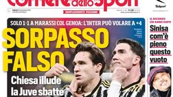 LA PRIMA PAGINA DEL CORRIERE DELLO SPORT: “Mazzarri di corsa, obiettivo rimonta”