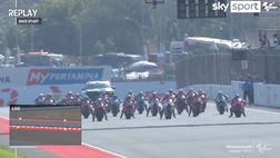 VIDEO/ Bagnaia, la moto saltella in partenza a Mandalika: il replay