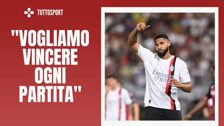 Ruben Loftus-Cheek (centrocampista AC Milan) qui durante Bologna-Milan 0-2 (Serie A 2023-2024) | News (Getty Images) Ruben Loftus-Cheek AC Milan Bologna-Milan 0-2 Serie A 2023-2024