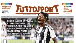 PRIMA PAGINA TUTTOSPORT OGGI: “Neres e Lukaku per placare Conte”