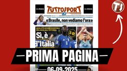 Prima pagina Tuttosport: “Sì, è l’Italia giusta! 5-0 all’Estonia”