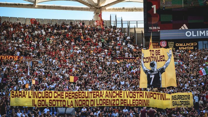 Roma, la Curva Sud stuzzica i laziali: “Il gol di Pellegrini il vostro incubo” - immagine 1