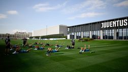 Juventus in campo alla Continassa: mattinata in palestra