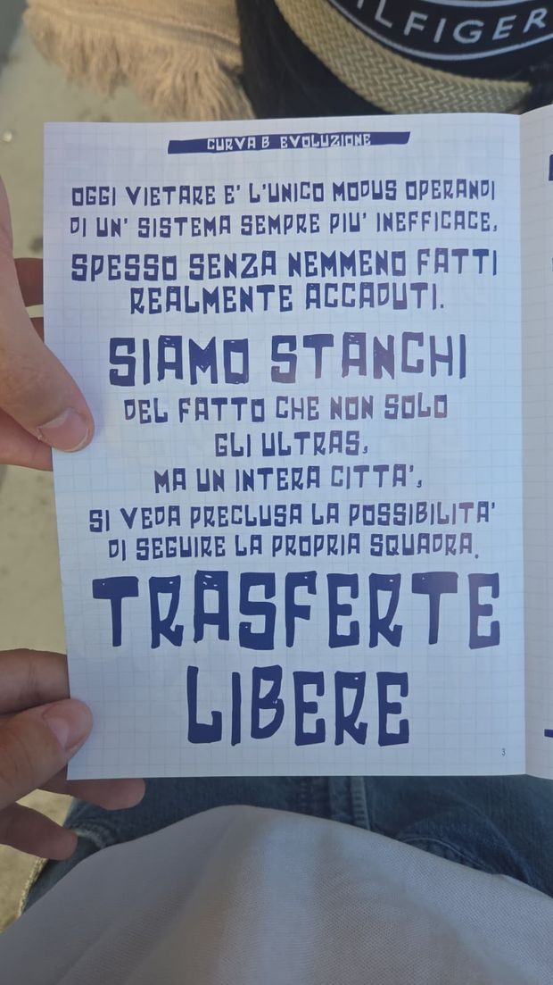 “Evoluzione”, il n.3 della Fanzine della Curva B: il messaggio degli ultras – FOTO- immagine 5