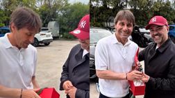 Conte e il corno ricevuto da Di Virgilio: “Me lo dovevi portare prima però”