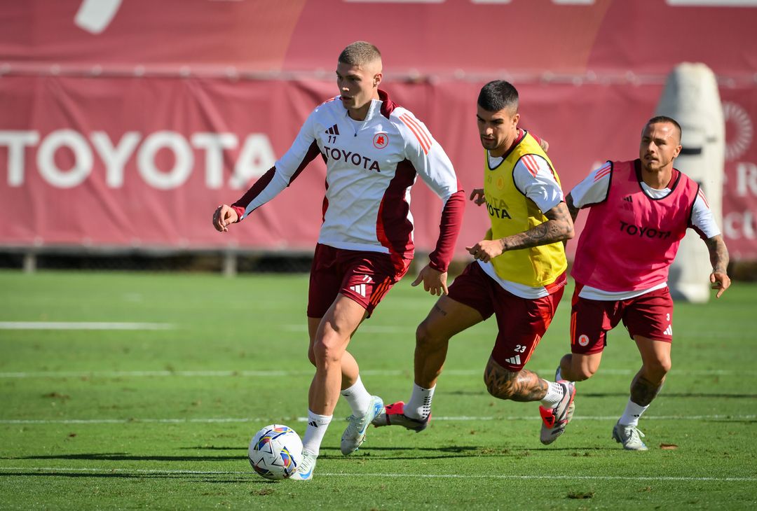 Trigoria, la rifinitura alla viglia della sfida contro il Monza – FOTO GALLERY - immagine 6