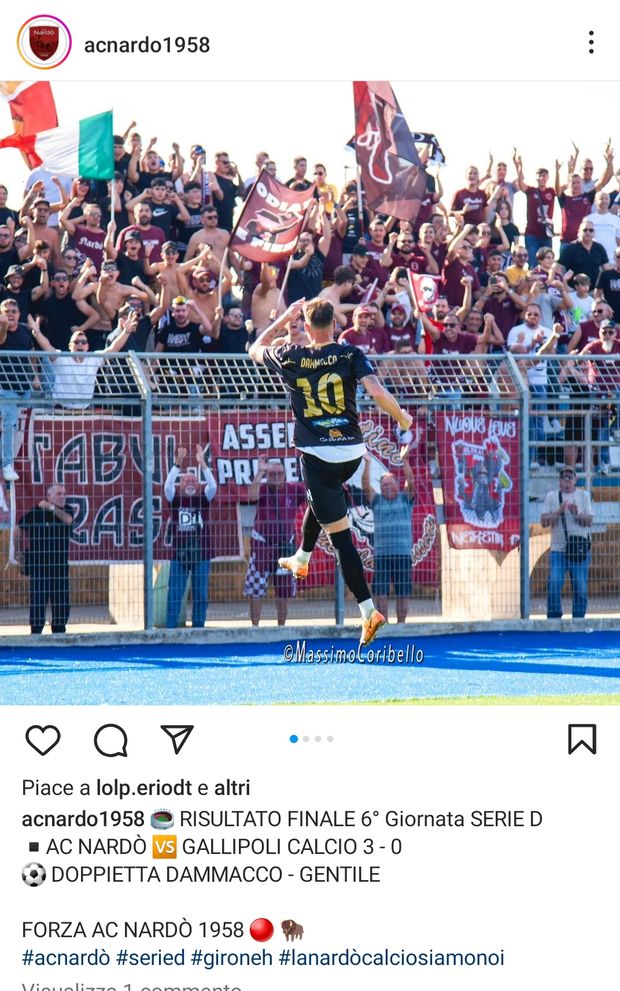 Serie D, il Nardò vince il derby contro il Città di Gallipoli: Dammacco mattatore- immagine 2