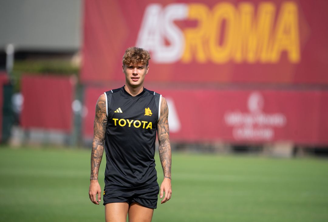 Roma, l’allenamento a Trigoria a due giorni dall’Empoli – FOTO GALLERY - immagine 5