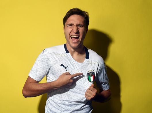 Federico Chiesa, di nuovo convocato in Nazionale dopo nove mesi. bosnia - italia - euro 2020