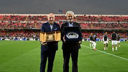 Inter-Al-Ittihad, scambio di doni tra Marotta  eil CEO Oliveira