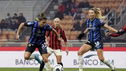 Milan-Inter 1-1: nel derby femminile Nadim pareggia i conti con Bartoli