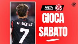 Milan, è l’ora di Gimenez: sarà titolare contro la Cremonese