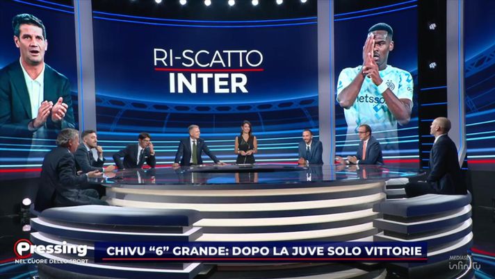 Mediaset Inter, scintille a Pressing Sabatini-Trevisani: “Ma come si fa!” – “Hai visto altre immagini!” - immagine 1