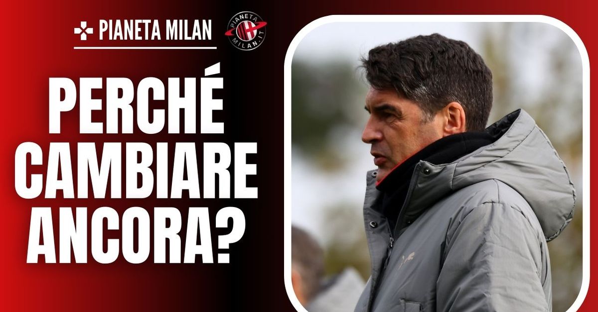 Col Milan e Fonseca succede il contrario: squadra che vince… si cambia