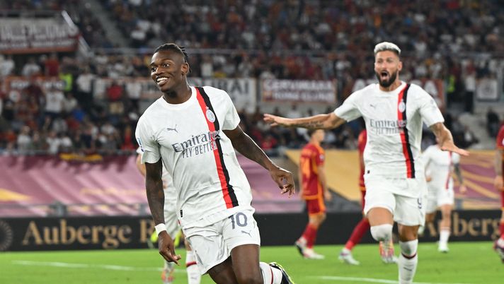 Rafael Leao AC Milan Roma-Milan 1-2 Serie A 2023-2024