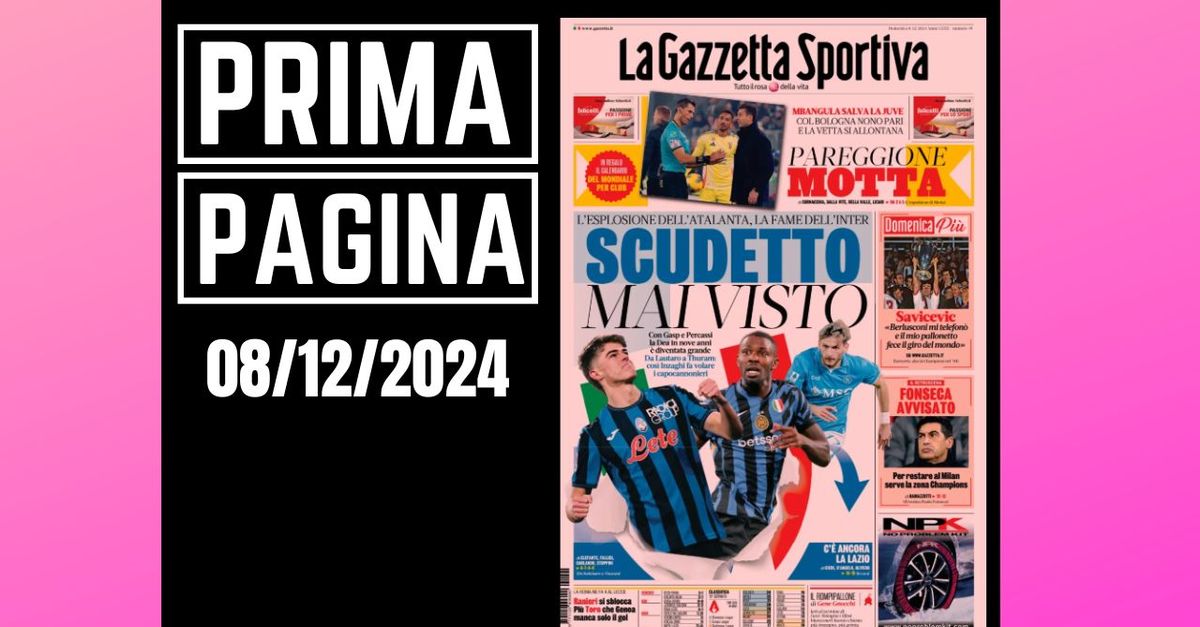 Prima pagina Gazzetta dello Sport: Fonseca avvisato. Per restare al Milan serve…