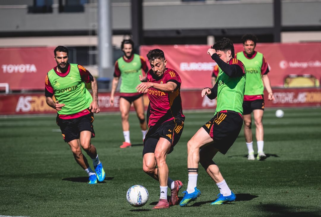 Roma, l’allenamento a Trigoria a tre giorni dal Pisa – FOTO GALLERY - immagine 12