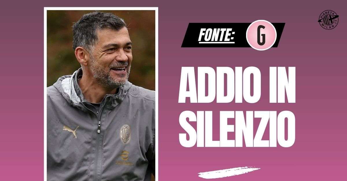 milan conceicao addio nel silenzio l allenatore potrebbe non parlare