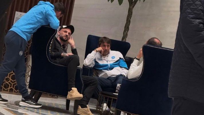 FOTO – Brozovic e Conte di nuovo insieme: le immagini dall’Arabia Saudita - immagine 1