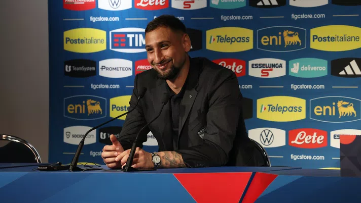 Gianluigi Donnarumma Italia conferenza stampa