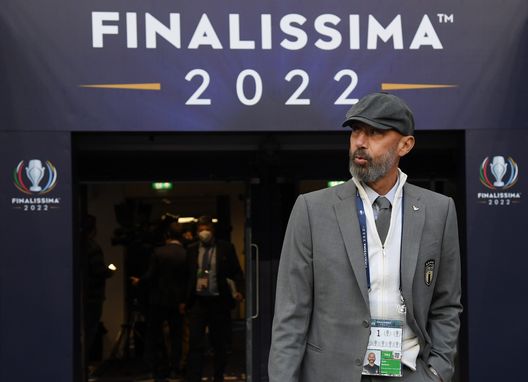 Gianluca Vialli, prima della Finalissima tra Italia e Argentina nel 2022 (Foto di Claudio Villa/Getty Images) Buon Compleanno Luca: Ci Manchi!- immagine 4