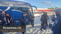 VIDEO – La Roma in partenza per Milano: out Dybala, Spinazzola, Smalling e Sanches