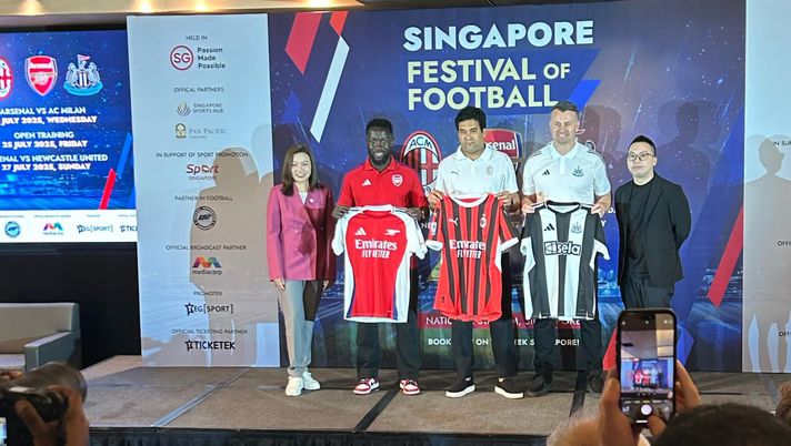 La prima volta a Singapore: Milan-Arsenal il 23 luglio  Singapore