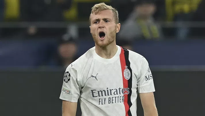 Tommaso Pobega AC Milan Borussia Dortmund-Milan 0-0 Champions League 2023-2024