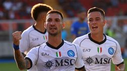 Il sogno del Napoli torna Real, poker in casa del Lecce: Garcia risale la classifica