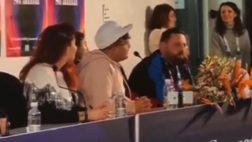 Geolier risponde a una giornalista: “Io ho rubato la vittoria? Che brutta parola”