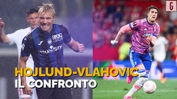 Calciomercato Juventus, Hojlund per Vlahovic? Il confronto tra i due bomber
