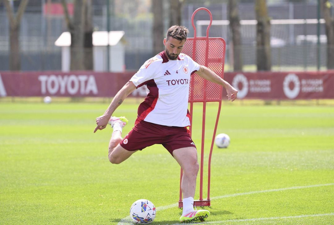 Trigoria, l’allenamento a due giorni dall’Inter – FOTO GALLERY - immagine 5