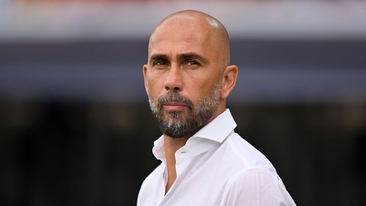 BOLOGNA, ITALY - AUGUST 18:Marco Di Vaio of Bologna during the Serie A match between Bologna and Udinese at Stadio Renato Dall'Ara on August 18, 2024 in Bologna, Italy. (Photo by Alessandro Sabattini/Getty Images) Bologna, si pensa a Tom Dele-Bashiru per il centrocampo: la Serie A fa il bis?- immagine 1