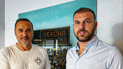 Zanetti, il primo giorno al Verona