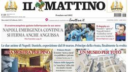 PRIMA PAGINA IL MATTINO OGGI: “Napoli, emergenza continua. Si ferma anche Anguissa”
