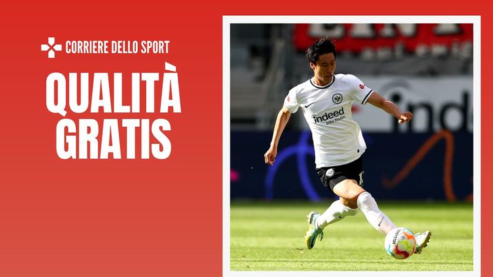Daichi Kamada (centrocampista Eintracht Francoforte), obiettivo di calciomercato del Milan | AC Milan News (Getty Images) Daichi Kamada Eintracht Francoforte Calciomercato AC Milan