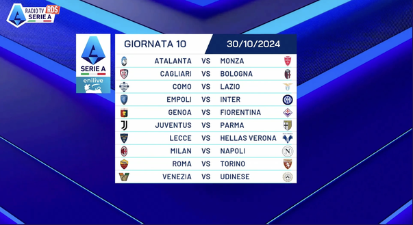 Ecco il calendario della nuova Serie A 2024-25, dalla 1a alla 38a: quando i derby e Juve-Napoli- immagine 11