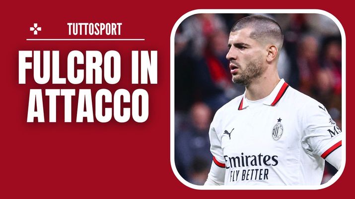 Álvaro Morata (attaccante AC Milan) sarà in campo da titolare in Fiorentina-Milan (Serie A 2024-2025) di domenica sera al 'Franchi' | News (Getty Images) Fiorentina-Milan Serie A 2024-2025 Morata