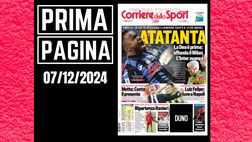 Prima pagina Corriere dello Sport: gol De Ketelaere. Il Milan affonda