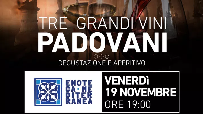 Padova Gourmet, bis dell’evento sui tre grandi vini padovani: ecco come partecipare - immagine 1