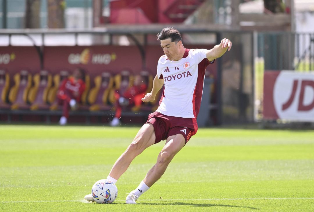 Trigoria, l’allenamento a due giorni dall’Inter – FOTO GALLERY - immagine 11