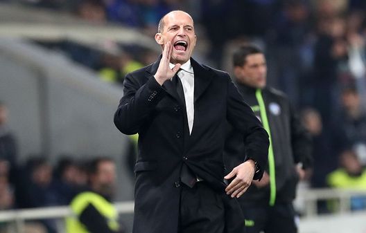 BERGAMO, ITALY - OCTOBER 28: AC Milan coach Massimiliano Allegri reacts during the Serie A match between Atalanta BC and AC Milan at New Balance Arena on October 28, 2025 in Bergamo, Italy. (Photo by Marco Luzzani/Getty Images)  atalanta-milan-gewiss-stadium-massimiliano-allegri-ultima-ora-dazn-diretta-live-parole-post-partita-dichiarazioni